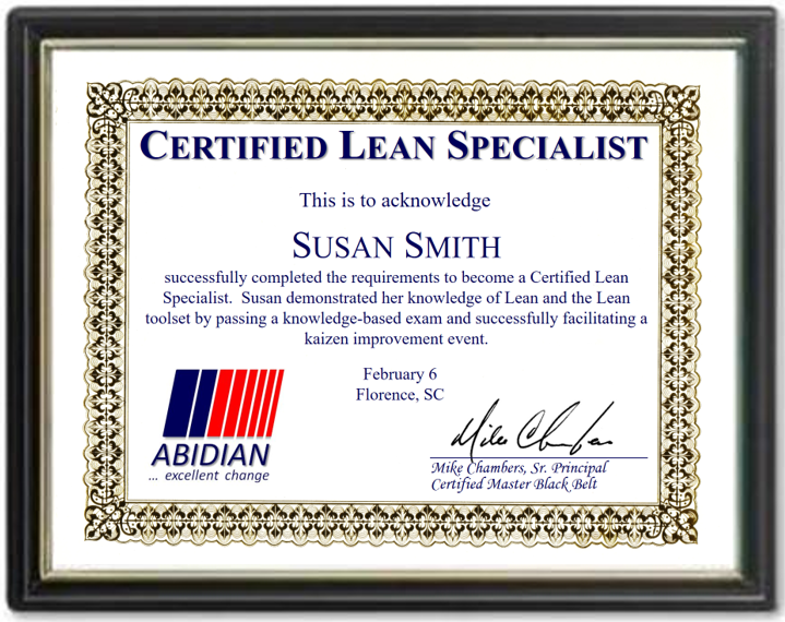 Abidian professional certification